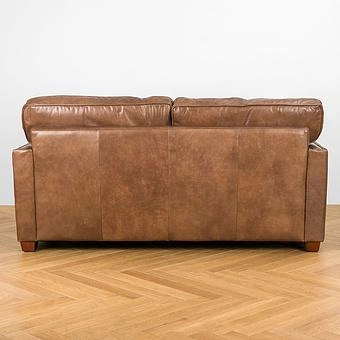 Двухместный диван Minister 2 Seater RM натуральная кожа Brown Franco - ракурс 4