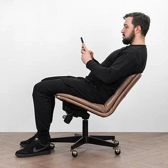 Кресло Coworking Office Chair 2 RM натуральная кожа Sand Elis - ракурс 7