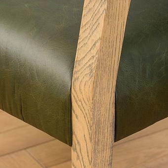 Стул Milano Chair натуральная кожа British Green - ракурс 10