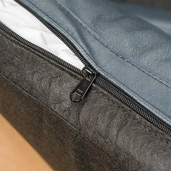 Кресло Cupertino Chair RM натуральная кожа Dark Blue Master - ракурс 13