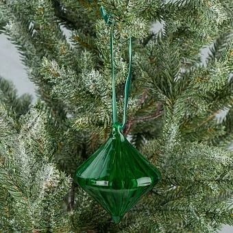 Ёлочная игрушка Spinning Top Green 9,5 cm - ракурс 4