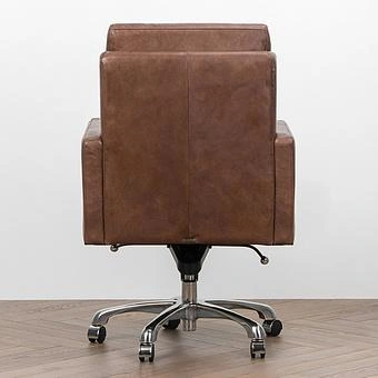 Кресло Hemingway Office Chair RM натуральная кожа Brown Franco - ракурс 5