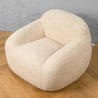 Кресло Snuggy Chair искусственный мех Shearling Natural - ракурс 5