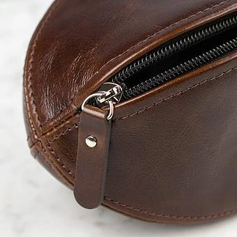 Кошелёк Skid Obolensky Compact натуральная кожа Vintage Cherry - ракурс 5
