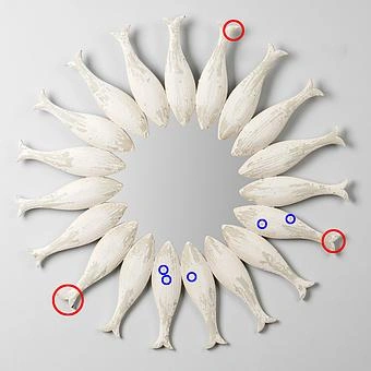 Зеркало Shoal Of Fish Mirror discount - ракурс 2