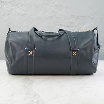 Спортивная сумка Sport Bag Model 38 натуральная кожа Blue Opaco - ракурс 4