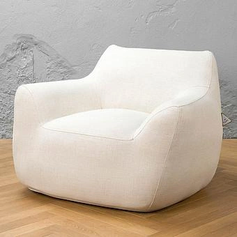 Кресло Summer Snug Chair Mark II полиэстер Faux Linen Natural