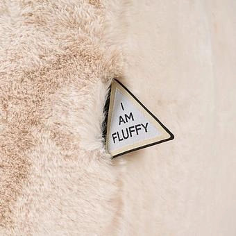 Кресло Lomfy Chair искусственный мех Big Bear Cream - ракурс 8