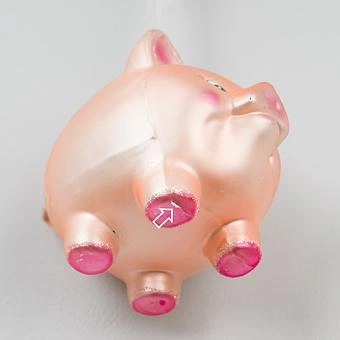 Ёлочная игрушка Piggy 9 cm discount4 - ракурс 5
