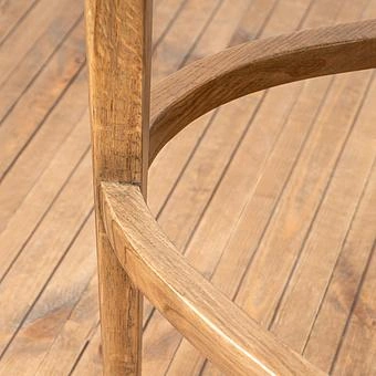 Барный стул Angeles Barstool High, Weathered Oak натуральная кожа Vintage Cigar - ракурс 13