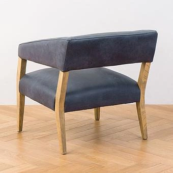 Стул Milano Chair натуральная кожа British Green - ракурс 4