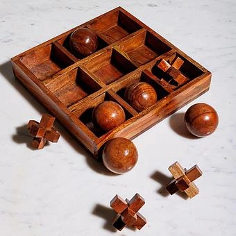 Настольная игра 3D Wooden Tic Tac Toe - ракурс 2
