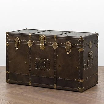 Сундук Tanker Trunk RM натуральная кожа Antique Master