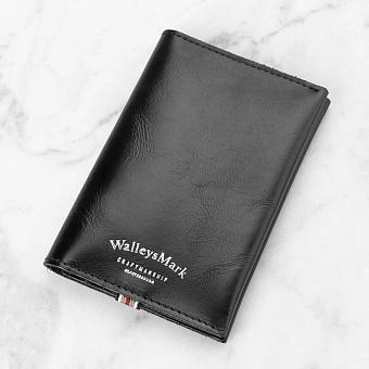 Passport Cover, Bowler Black