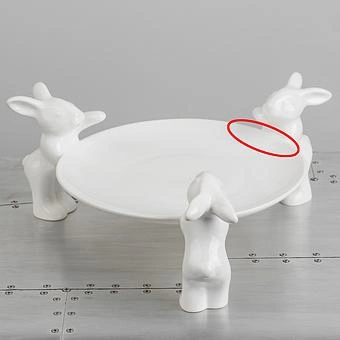 Сервировочная подставка Plate For Sweets Rabbits Thieves discount3 - ракурс 2