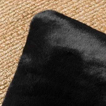 Декоративная подушка Alaska Square Cushion Medium искусственный мех Big Bear Sable - ракурс 3
