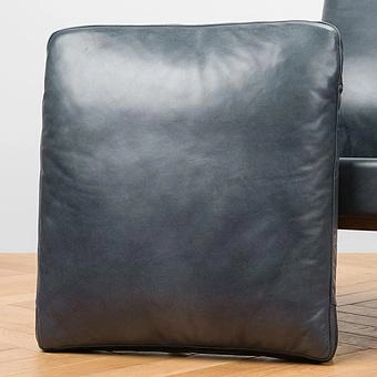 Кресло Cupertino Chair RM натуральная кожа Dark Blue Master - ракурс 11