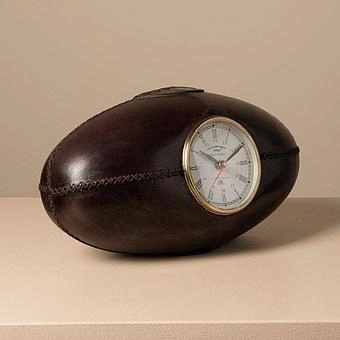 Настольные часы Rugby Ball Leather Clock - ракурс 2