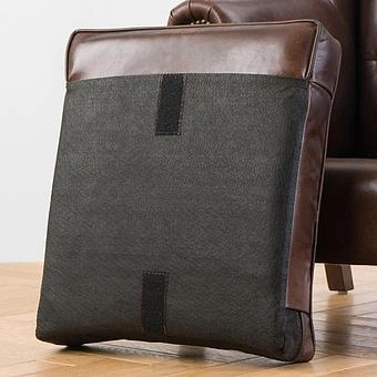 Кресло Parlament Armchair, Red Brown Wood D натуральная кожа Vintage Brown - ракурс 12