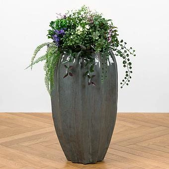 Кашпо Effectory Aura Vase Pot Emerald Small