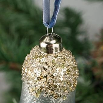 Ёлочная игрушка Snow Bell 9 cm - ракурс 2