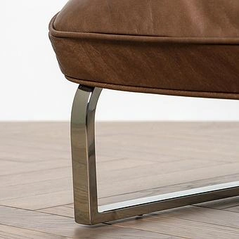 Шезлонг Toledo Lounge Chair RM натуральная кожа Antique Master - ракурс 7