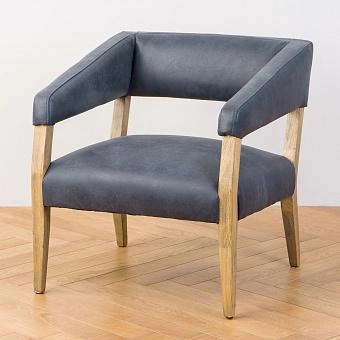 Стул Milano Chair натуральная кожа British Green