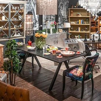 Стул Mimi Dining Chair, Black Wood полиэстер Acid Jungle - ракурс 16