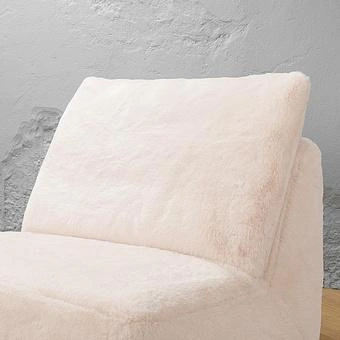 Кресло Lomfy Chair искусственный мех Big Bear Cream - ракурс 6