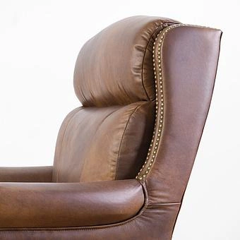 Кресло Doctor Armchair, Red Brown Wood D натуральная кожа Mocha - ракурс 8