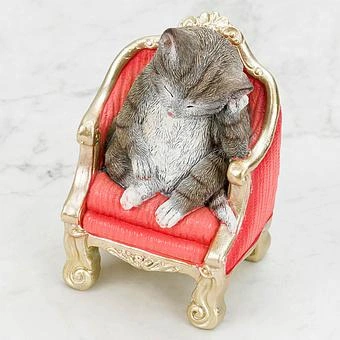 Статуэтка Cat On Armchair - ракурс 5