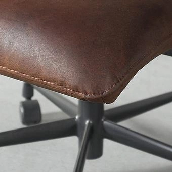 Кресло Ufficio Genova Armchair D натуральная кожа Mocha - ракурс 4