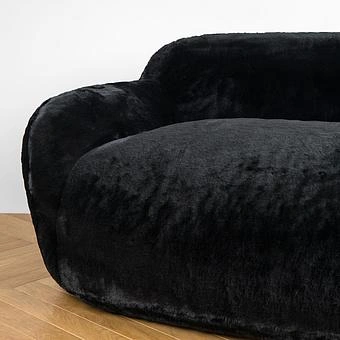 Двухместный диван Snug 2 Seater искусственный мех Big Bear Sable - ракурс 6