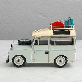 Статуэтка Vintage Landrover With Luggage - ракурс 3