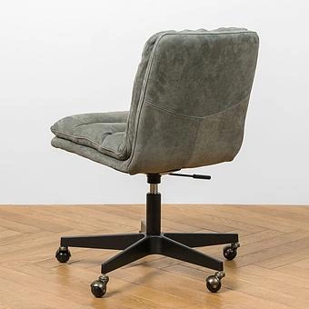 Кресло Coworking Office Chair RM натуральная кожа Anthracite Nubuck - ракурс 5