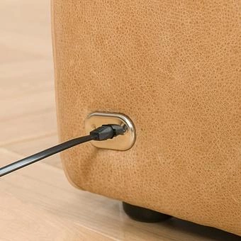 Двуспальная кровать-реклайнер Toro Motion Bed US King натуральная кожа Freehand Waxed Nutmeg - ракурс 18