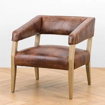 Стул Milano Chair натуральная кожа British Green
