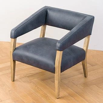 Стул Milano Chair натуральная кожа British Green - ракурс 6