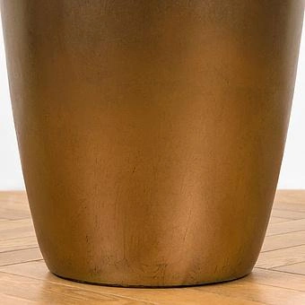 Кашпо Effectory Metal Tall Pot Matte Gold Large - ракурс 4