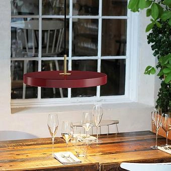 Подвесной светильник Asteria Hanging Lamp Medium алюминий Ruby Red Aluminium - ракурс 10