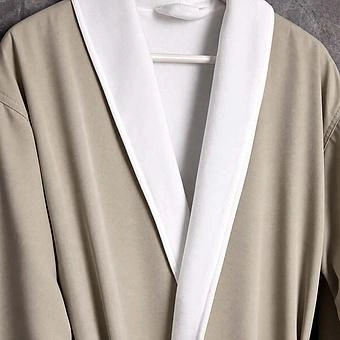 Халат домашний Premium Hotel Bathrobe With Pockets Beige 2XL - ракурс 2