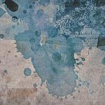 полиэстер Faded And Degraded Melting Paisley