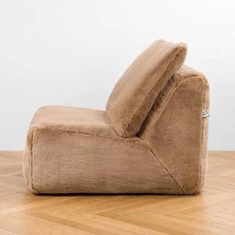 Кресло Lomfy Chair искусственный мех Big Bear Taupe - ракурс 3