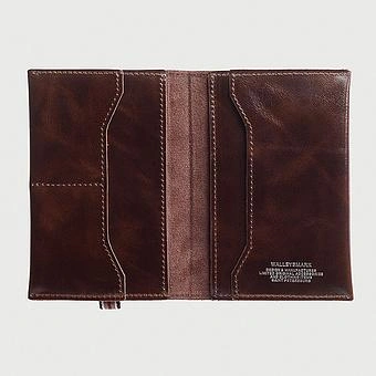 Обложка для паспорта Passport Cover натуральная кожа Vintage Cherry - ракурс 2