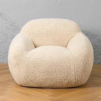 Кресло Snuggy Chair искусственный мех Shearling Natural - ракурс 2