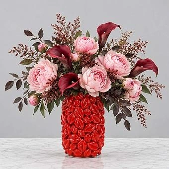 Ваза Lips Vase Red