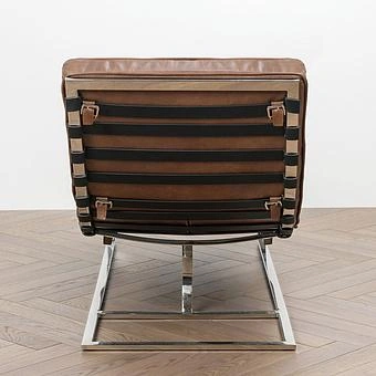 Шезлонг Toledo Lounge Chair RM натуральная кожа Antique Master - ракурс 5