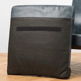 Кресло Cupertino Chair RM натуральная кожа Dark Blue Master - ракурс 12