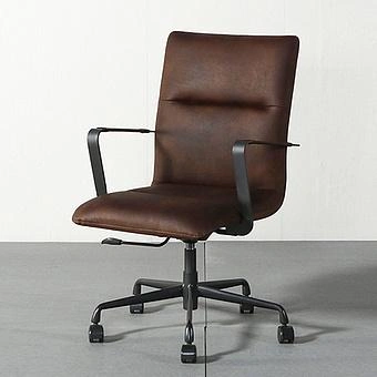Кресло Ufficio Genova Armchair D натуральная кожа Mocha