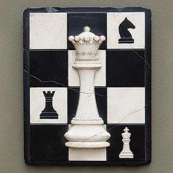 Набор из 3-х настенных украшений Set Of 3 Wall Decorations Chess - ракурс 4
